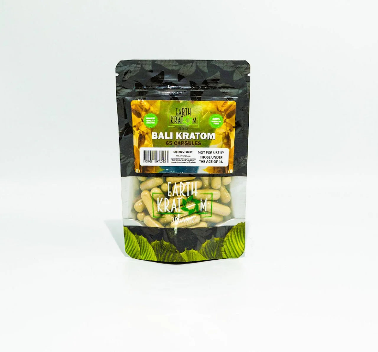 Earth Kratom 65Ct Capsules - KR Sky