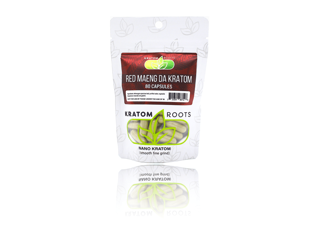 Kratom Roots - 80 Capsules High Quality NANO Kratom - KR Sky